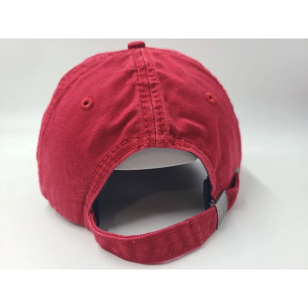 Tommy Hilfiger Est 1985 Strapback Adjustable (Fits Small) Hat Cap Cotton Dad Red
